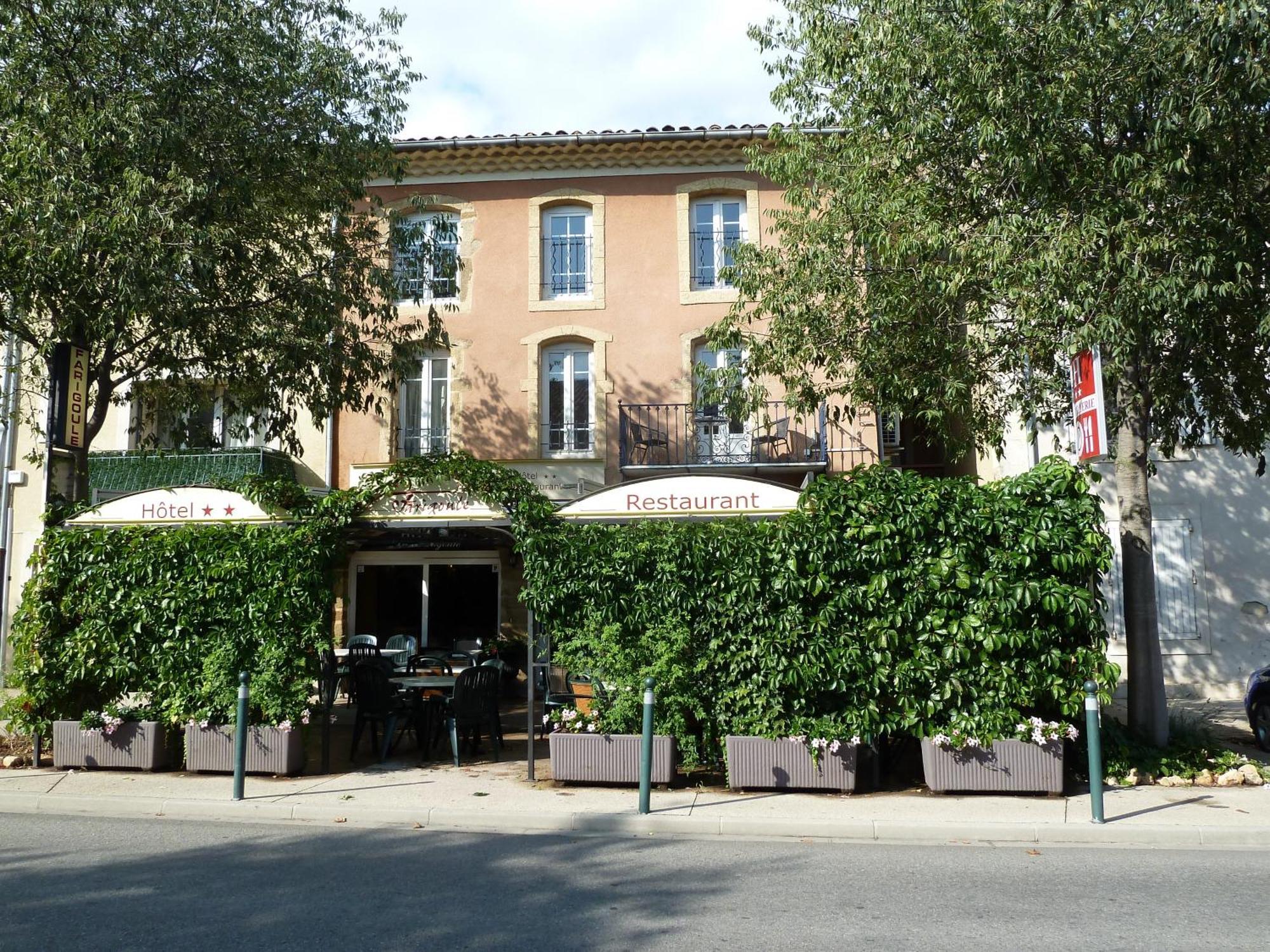 Logis Hotel Restaurant La Farigoule Sainte-Cecile-les-Vignes Exterior photo